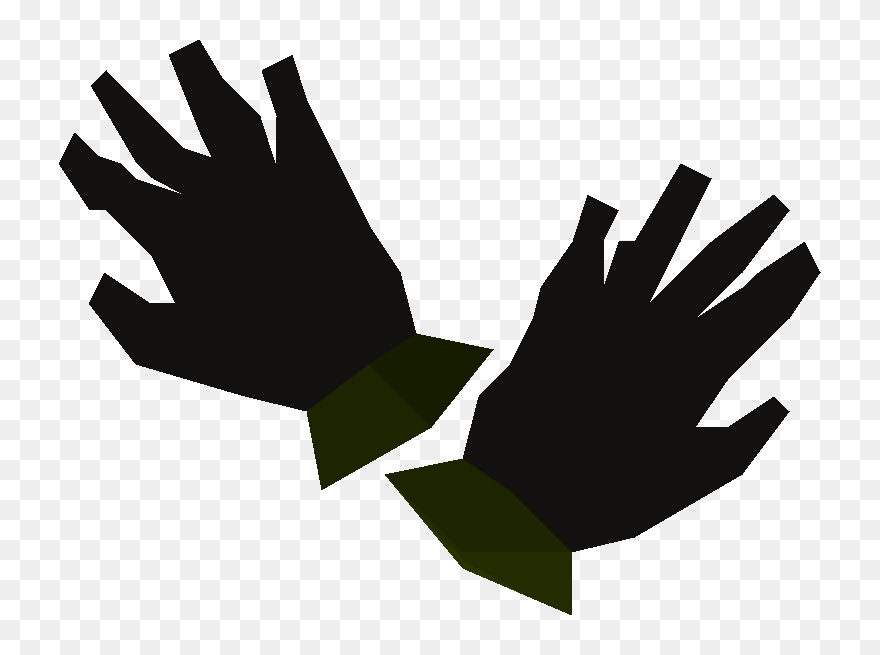 Gloves Clipart Item - Black Gloves Clipart - Png Download