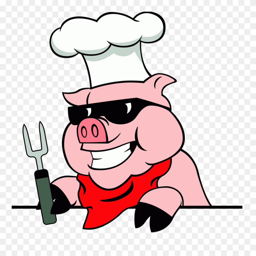 Hungry Pig Clipart 3 By Mark - Pig In Chef Hat - Png Download