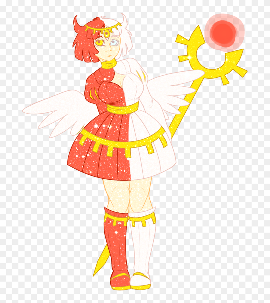 Half Demon Half Angel By Sharklysweet - Cartoon Clipart