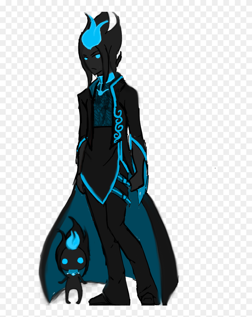 Demon Clipart Creepy Shadow - Demon Anime Boy Drawing - Png Download