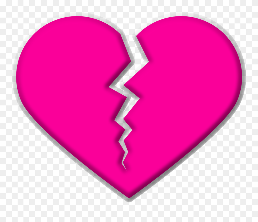Transparent Background Broken Heart Png Clipart
