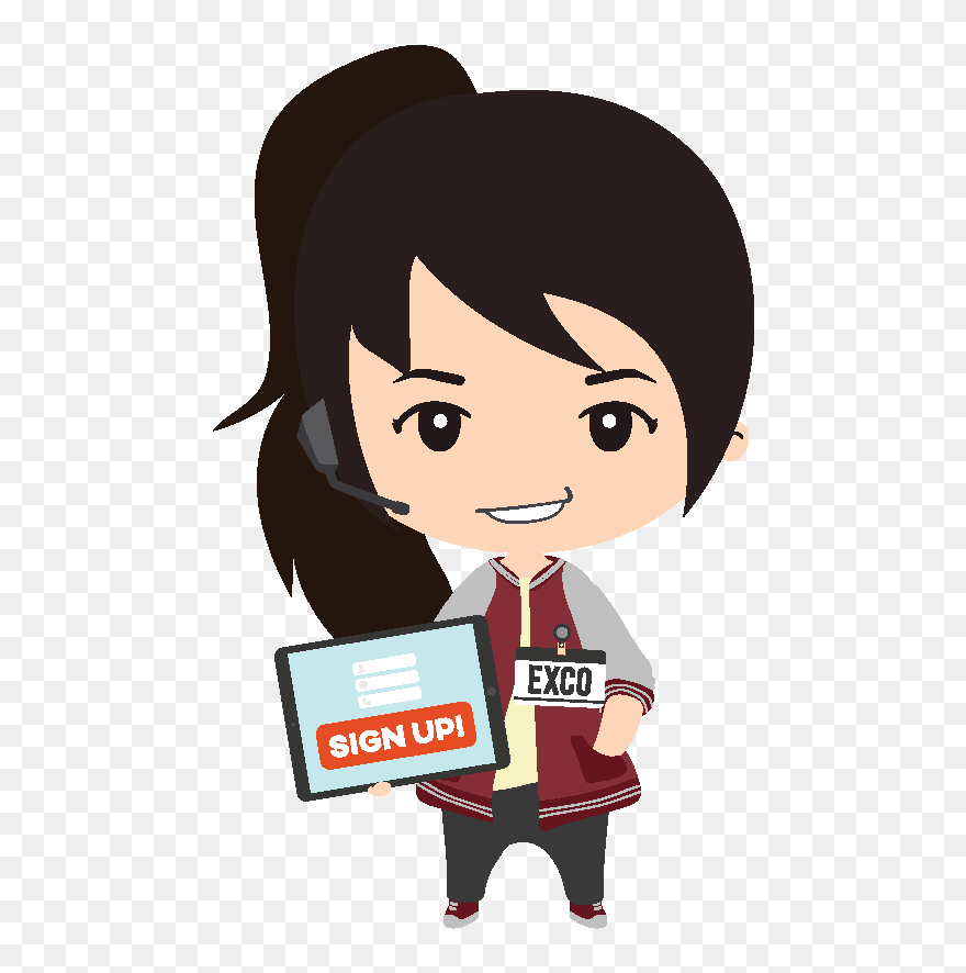 Avatar For Volunteer Exco - Cartoon Clipart