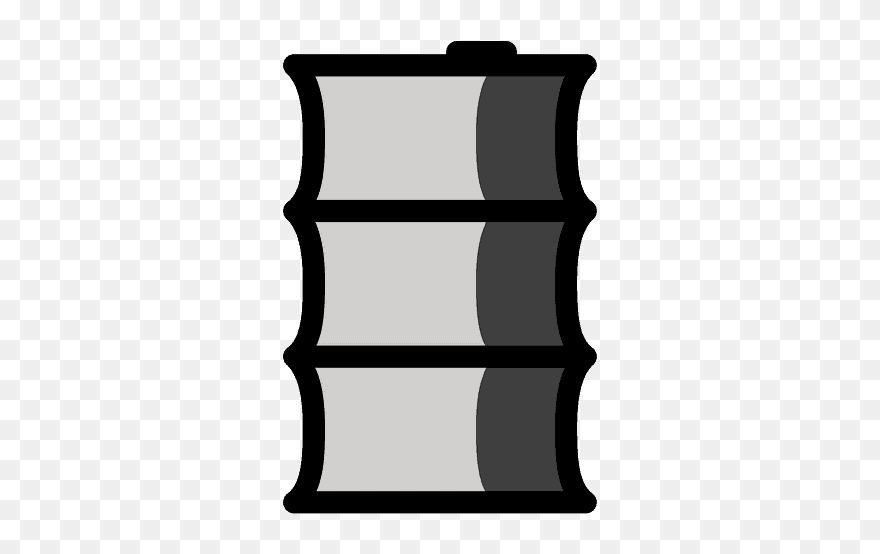 Oil Drum Emoji Clipart - Shelf - Png Download