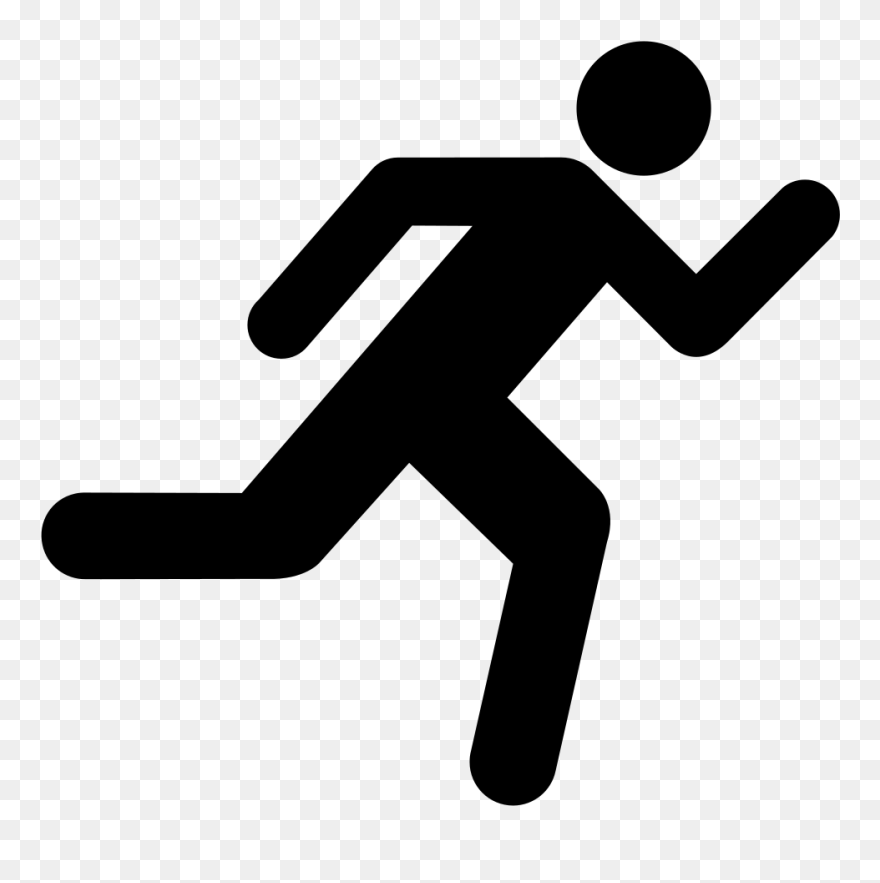 Running Away Clipart - Png Download