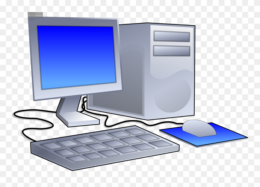 Clipart Desktop Computer - Png Download