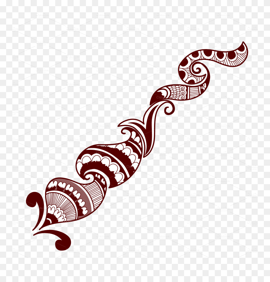 Mehendi Design Png - Transparent Mehendi Design Png Clipart