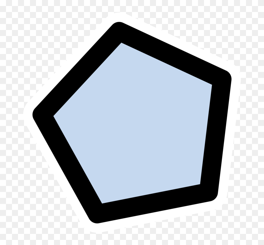 Computer Monitor,computer Icon,angle - Polygon Clipart - Png Download