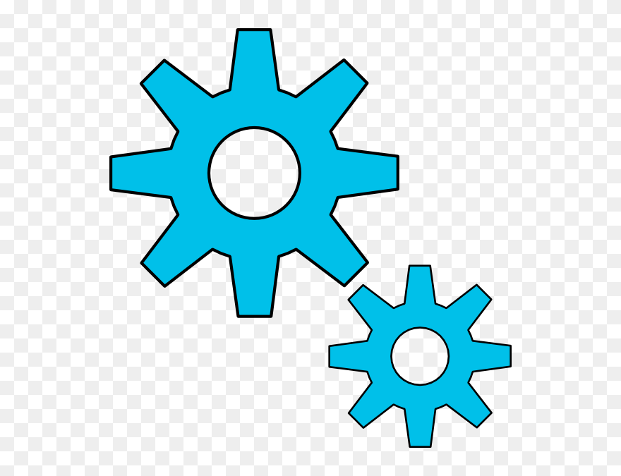 Clipart Transparent Background Gear - Png Download