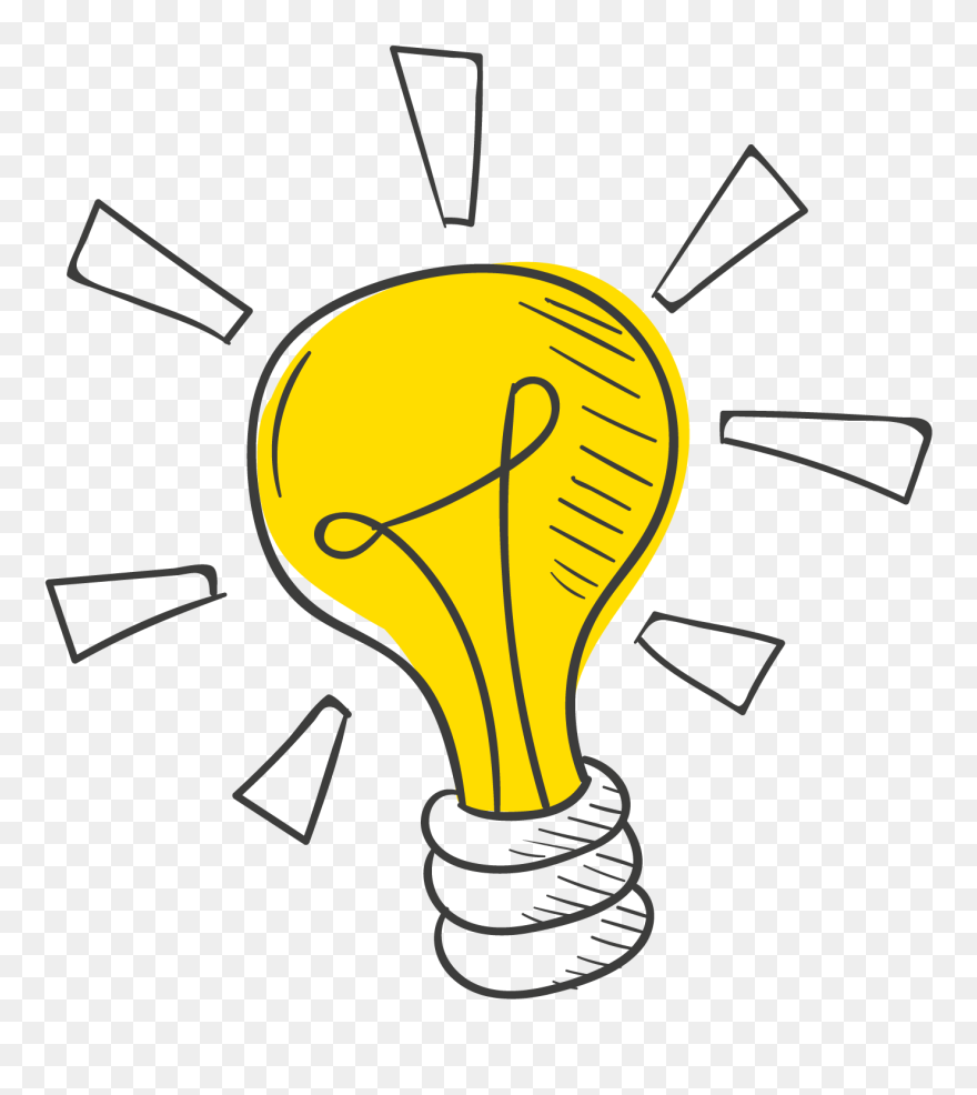 Light Idea Bulb Incandescent Download Hd Png Clipart - Idea Light Bulb Transparent