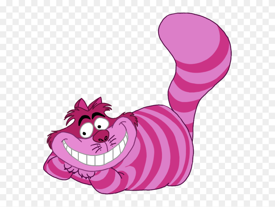 Cheshire Cat Smile Clip Art Cliparts - Cartoon Alice In Wonderland Characters - Png Download