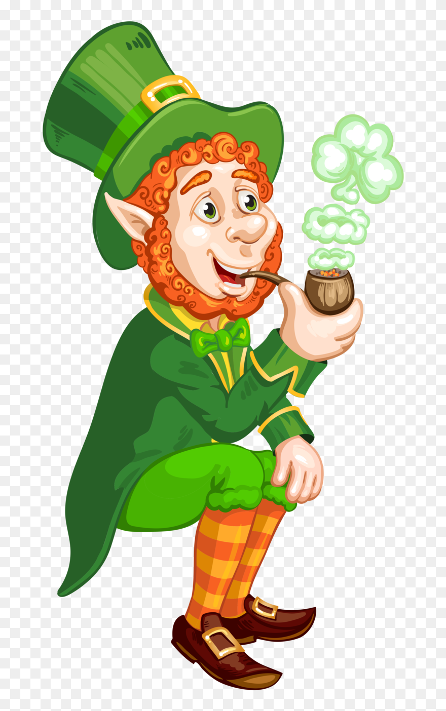 Art Patrick Elf Day Saint Leprechaun Christmas - Leprechaun Png Transparent Clipart