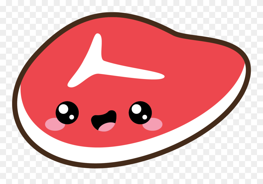 #bbq #steak #cute #kawaii #challenge #freetoedit - Cute Steak Drawing Clipart