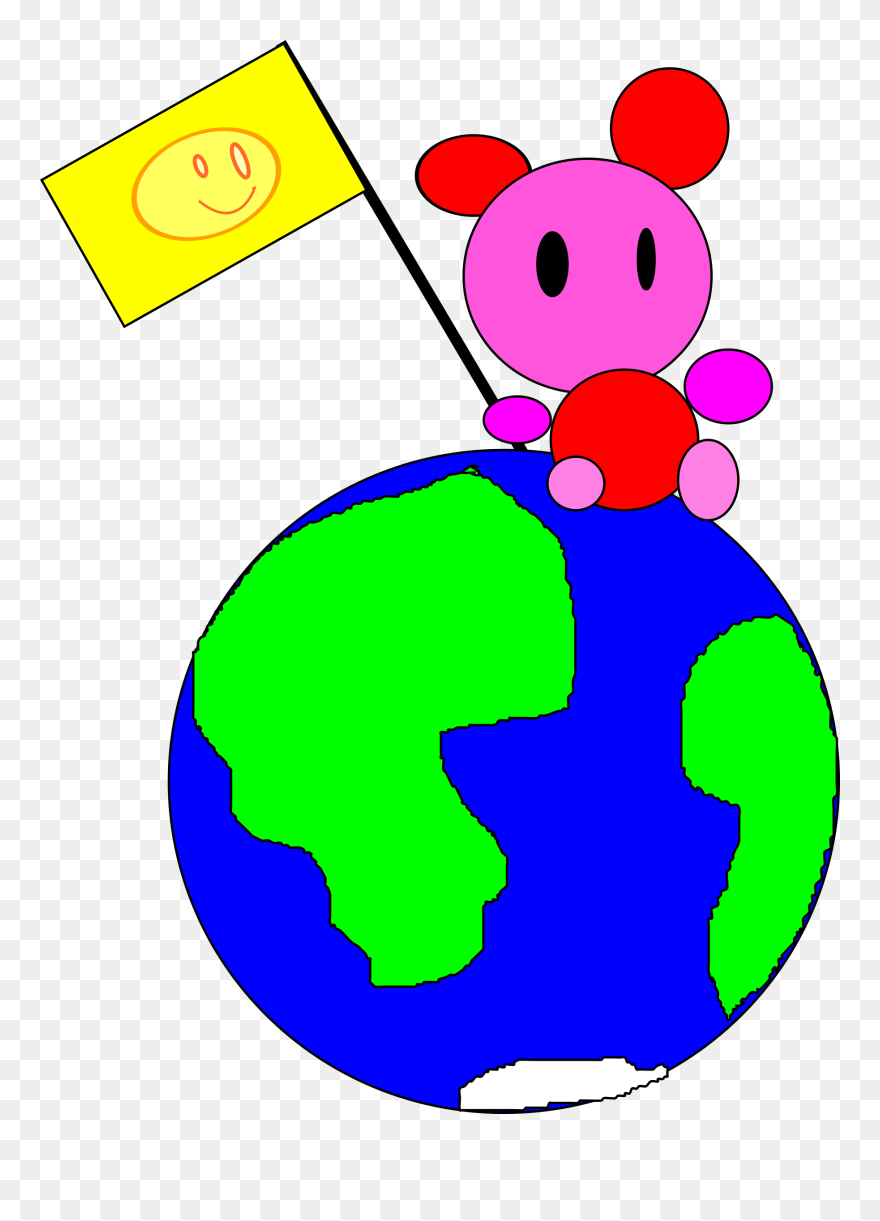 Kartun 3 Dimensi Bumi Clipart