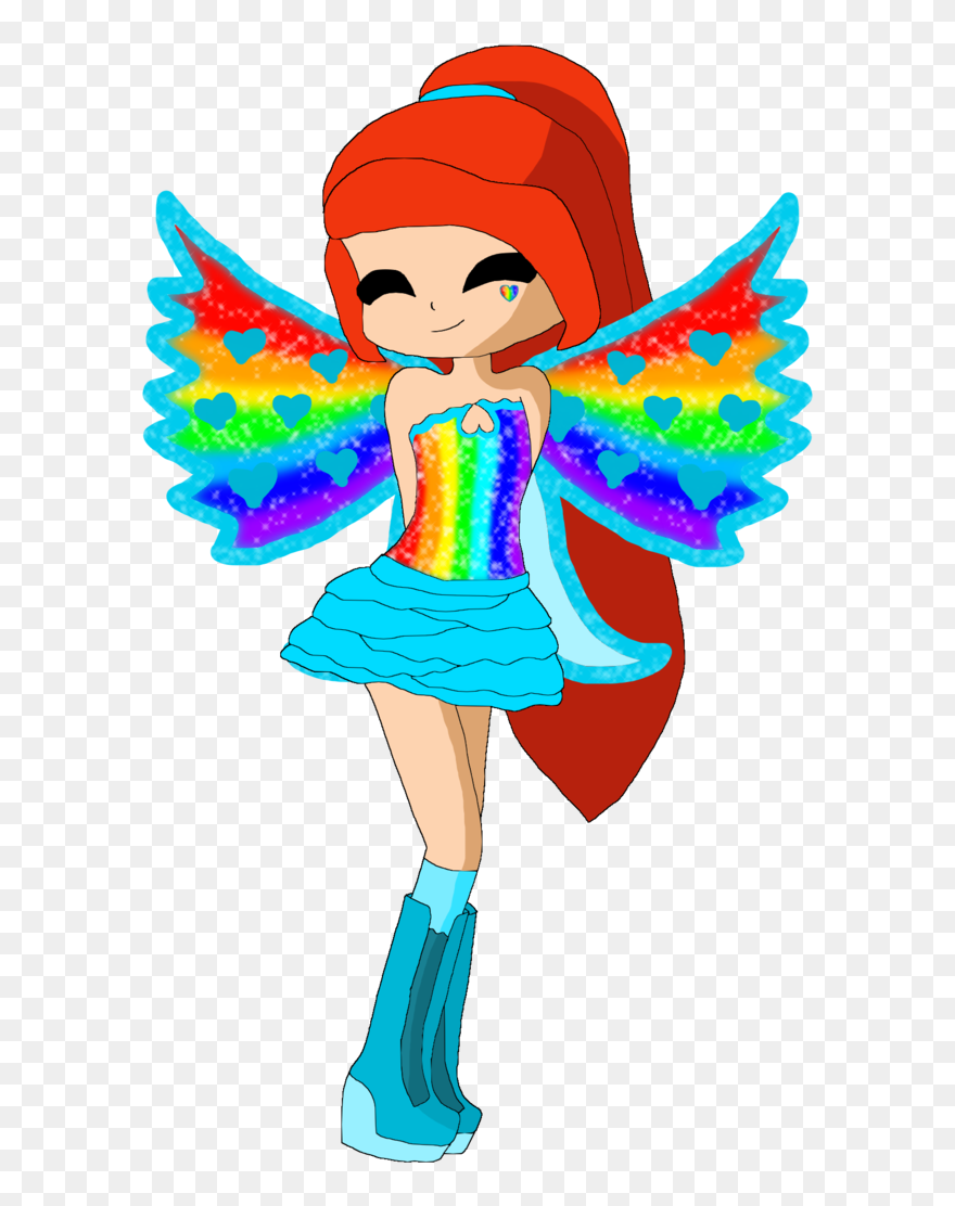 Winx Club Bloom Rainbowix By Diamondthevocaloid - Fairy Clipart
