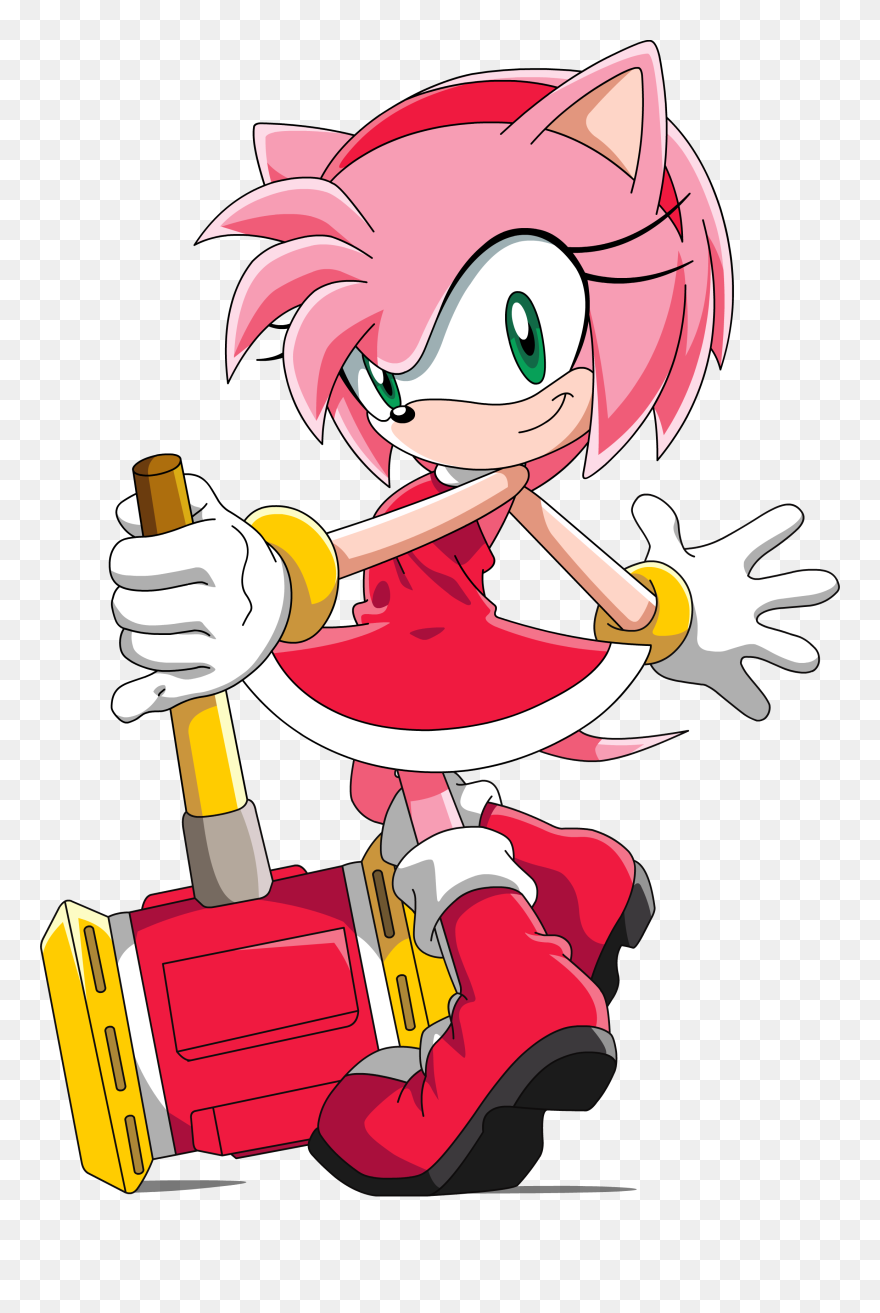 Artistic Clipart Misdeed - Amy Rose Sonic X - Png Download