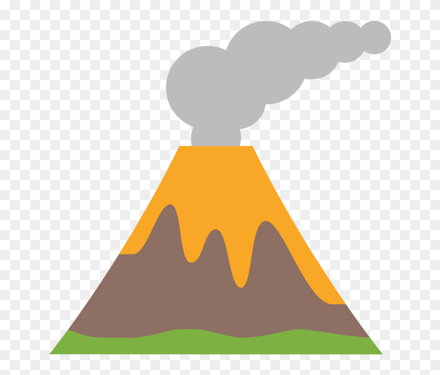 Transparent Background Volcano Clipart - Png Download