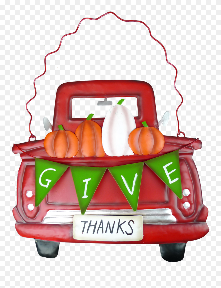 13 - Thanksgiving Shopping Cart Cartoon Clipart
