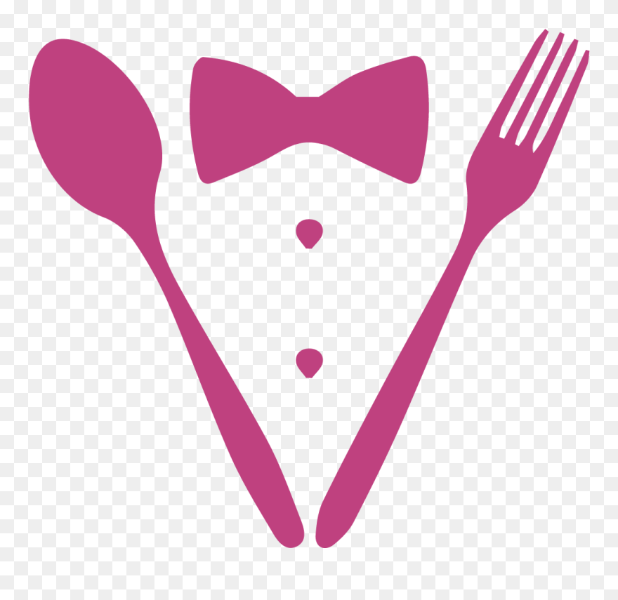 Transparent Fancy Silverware Clipart - Logo - Png Download