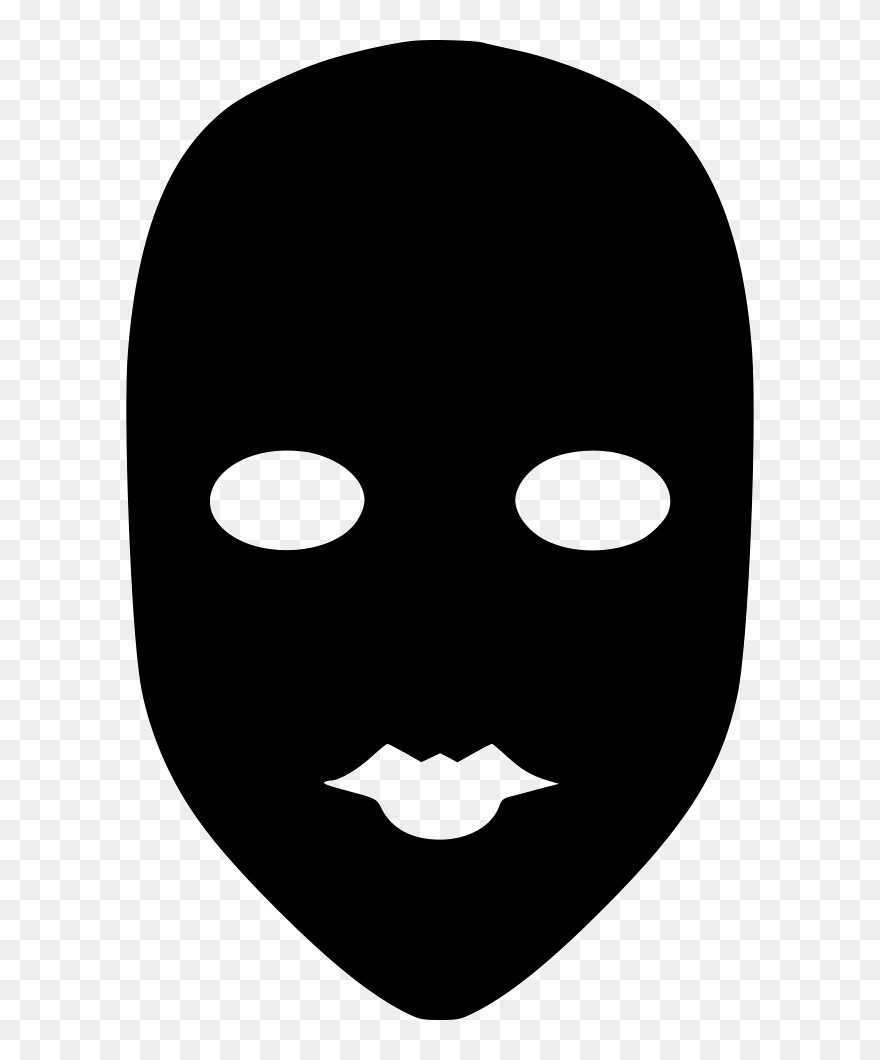 Baby Face Lady Carnaval Woman Secret Person - Mask Clipart