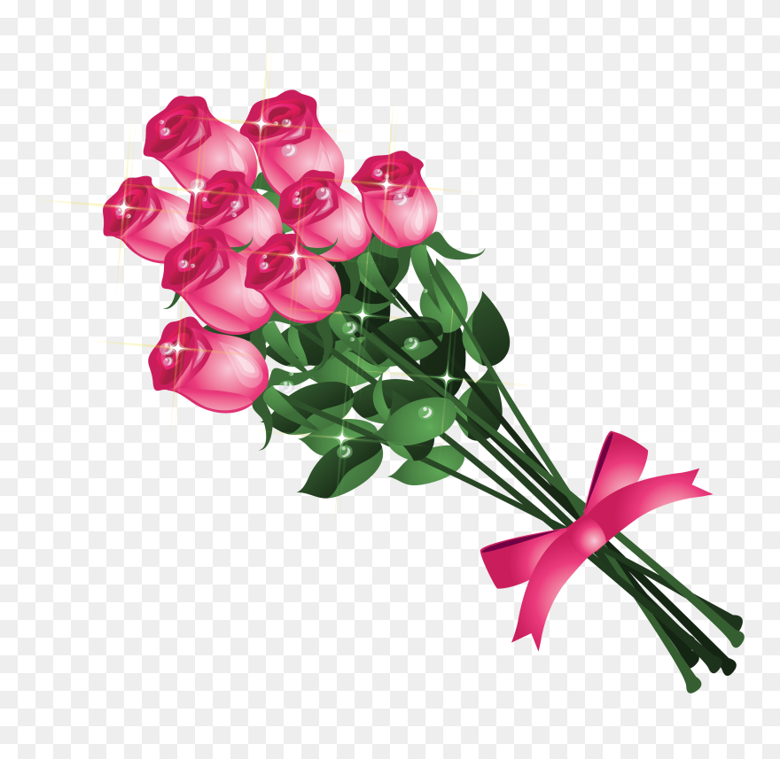 Blessing Afternoon Night Greeting God - Rose Flower Bouquet Png Clipart