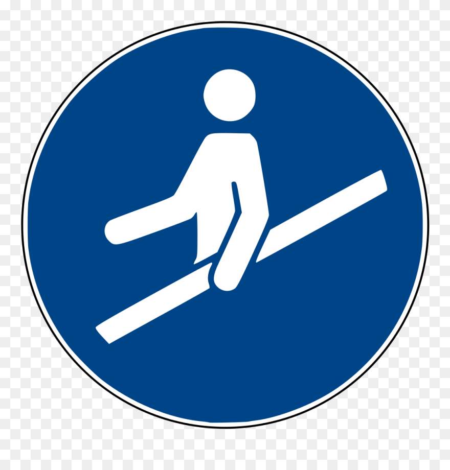 Do Not Touch The Hand Rail Clipart