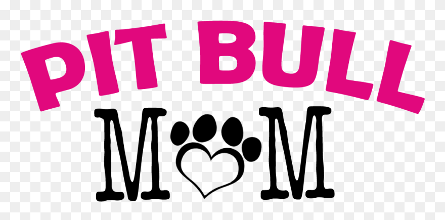 Pit Bull Mom Clipart