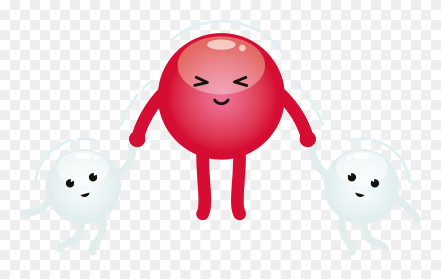 Water Molecule Cartoon Transparent Background Clipart