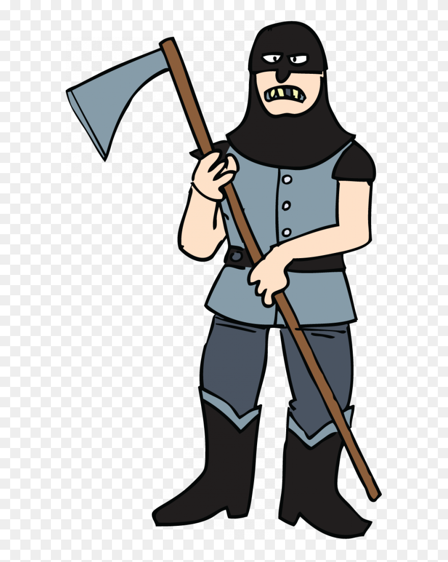 Zookeeper Clipart - Cartoon Executioner Png Transparent Png