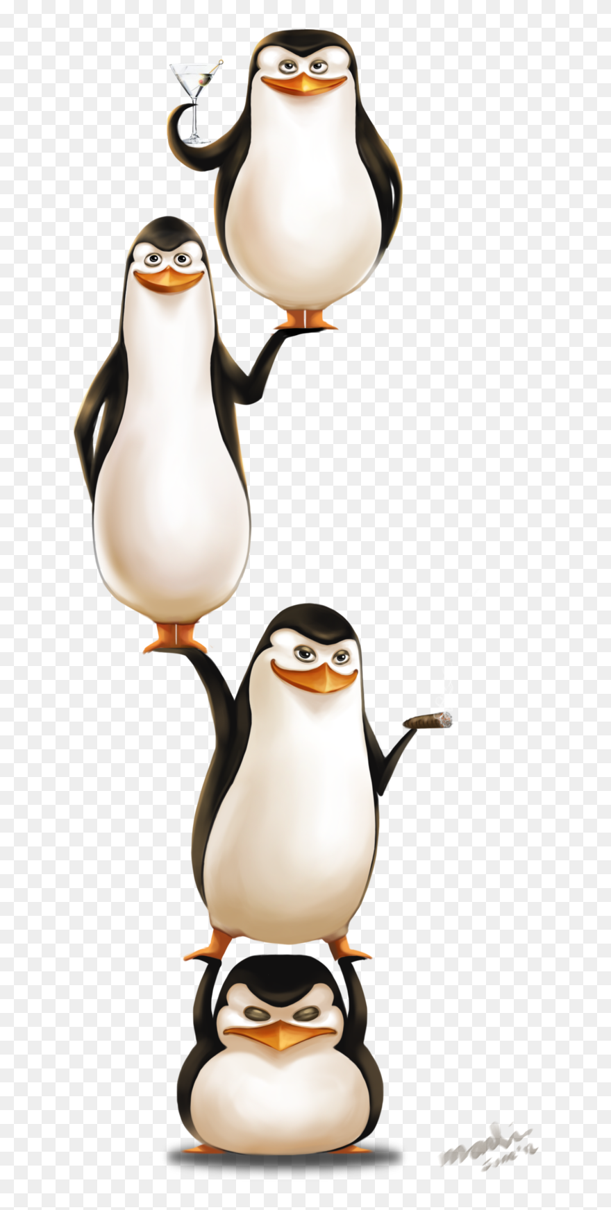 Madagascar Penguins Png - Penguins Of Madagascar Transparent Background Clipart