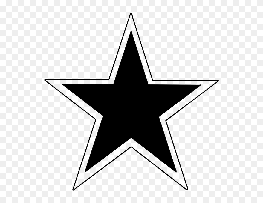 Star Outline Clip Art - White Star Png Outline Transparent Png