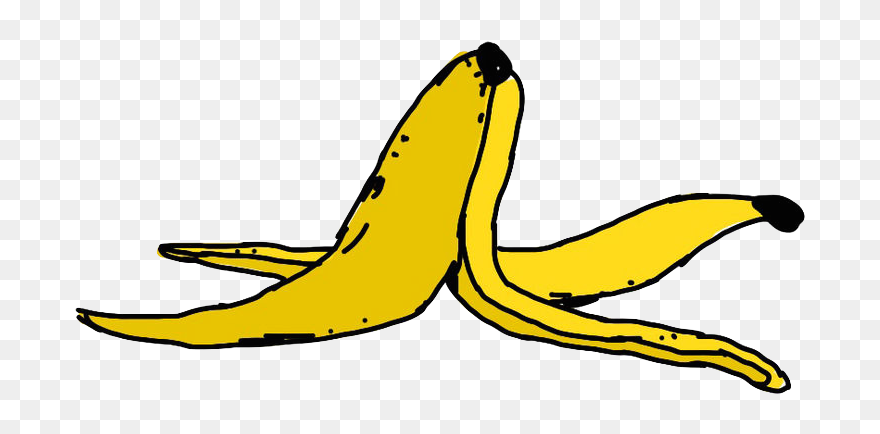 Transparent Background Banana Peel Clipart - Png Download