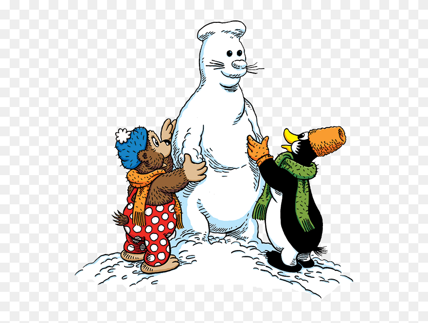 Snowball Clipart Snow Slide - Cartoon - Png Download