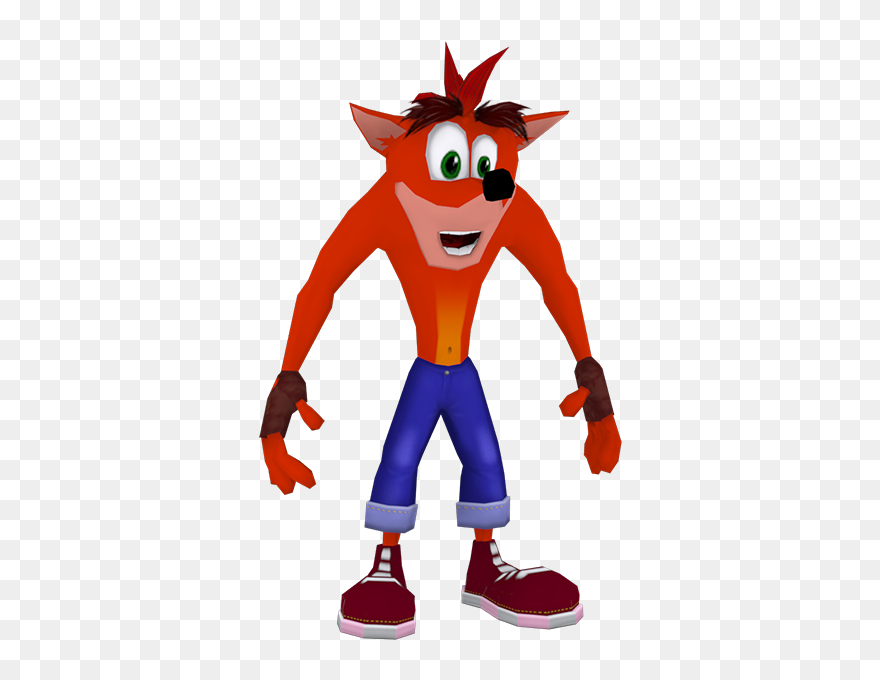 Crash Bandicoot Early Ps2 Model - Crash Bandicoot The Wrath Of Cortex Crash Clipart