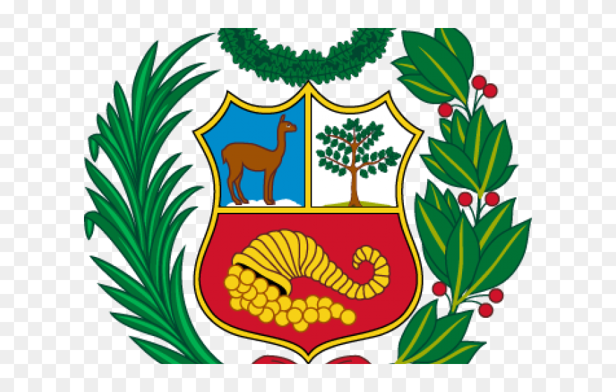 Peru Flag Clipart Flag Coloring - Peru Map And Flag - Png Download