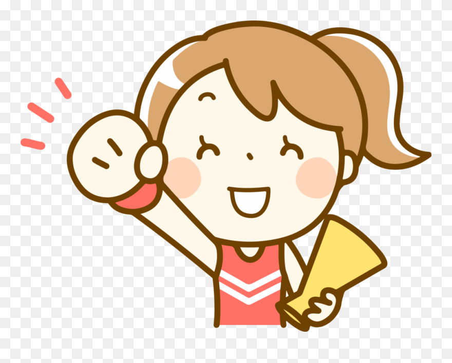 Girl Supporter Clipart - Listen To Music Png Transparent Png