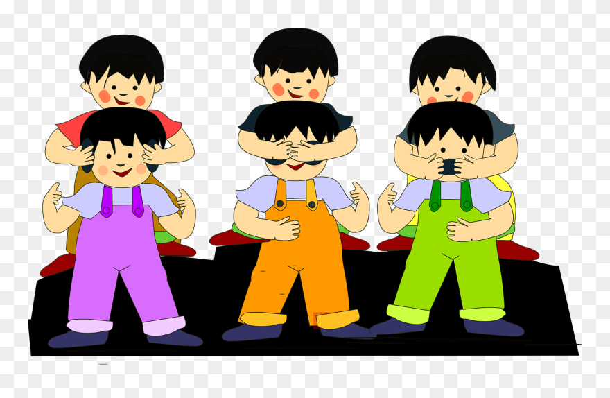 Horseplaying At School Clipart