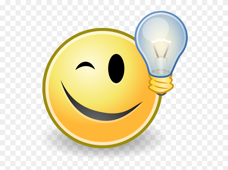 Tango Face Wink - Advice Clipart - Png Download