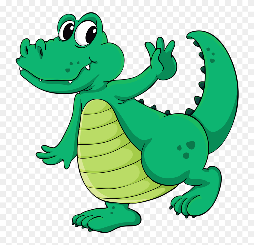 Alligator Clip Art Dancing - Png Download