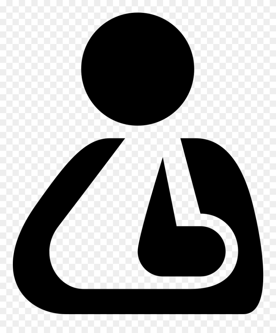 Triangular Bandage - Patient Icon Font Awesome Clipart