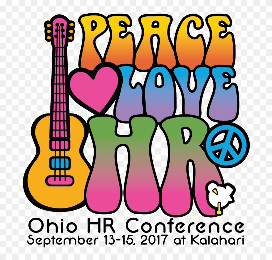 Peace Love And Music Clipart