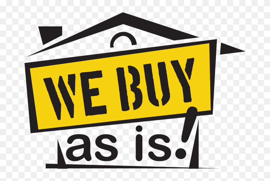We Buy As Is - We Buy Houses Clip Art - Png Download