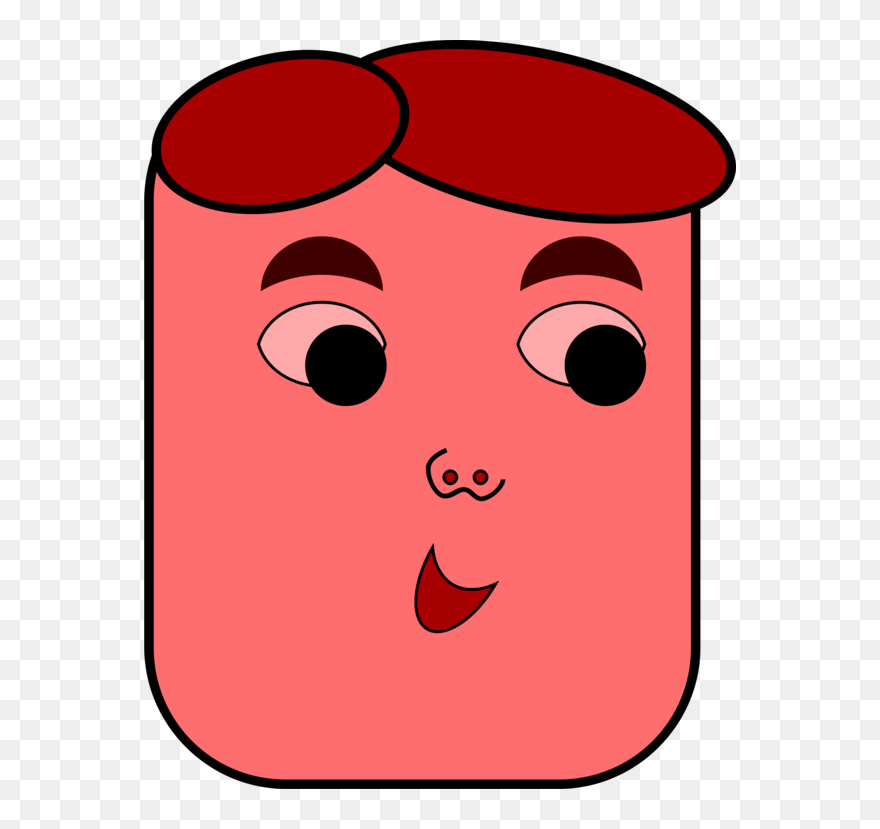 Pink,rectangle,head Clipart