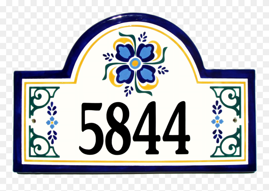 Library Of Mexican House Svg Stock Png Files - House Numbers Ceramic Format Clipart