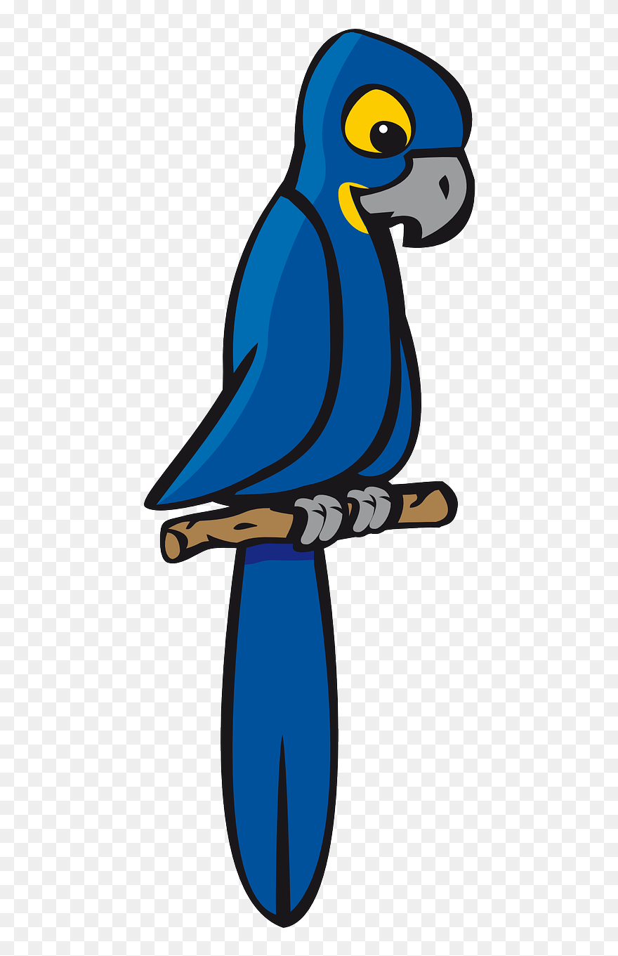 Blue Parrot Clip Art - Png Download