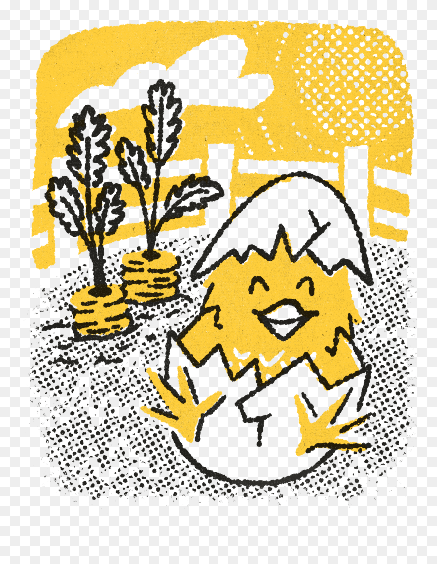 Spring Chick N Oodle Soup Clipart