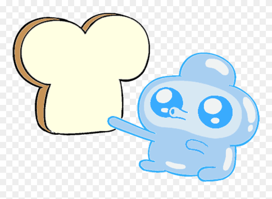 Bravest Warriors Jelly Kid Holding Slice Of Bread - Jelly Kid And Impossibear Clipart