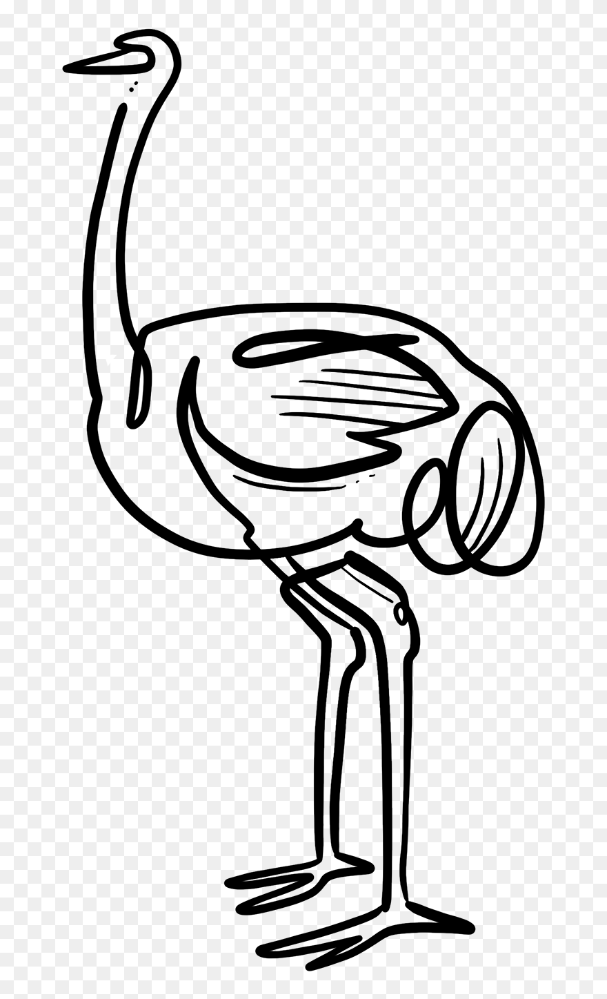 Ostrich Clipart