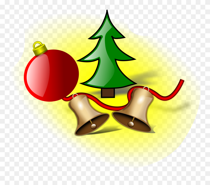 Clipart Christmas Bells - Décorations De Noël Clipart Gratuite - Png Download