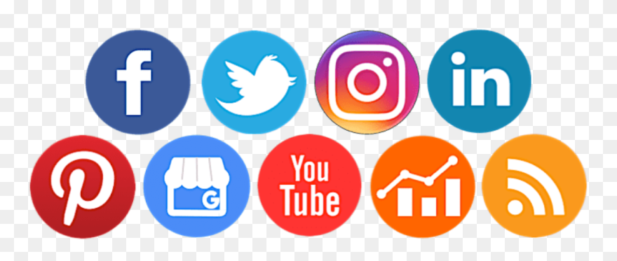 Social Media Platforms Icons Png Clipart
