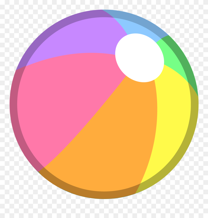 Beach Ball Pictures - Cute Beach Ball Clipart - Png Download